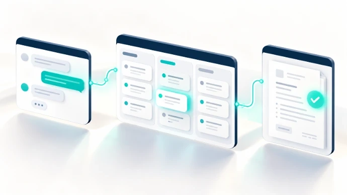 Flujo conceptual de Narelia, producto propio en desarrollo que ilustra la capacidad de software de DISESANET